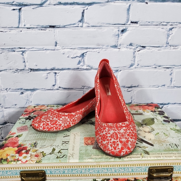 Camper Shoes - Camper Orange Print Flats